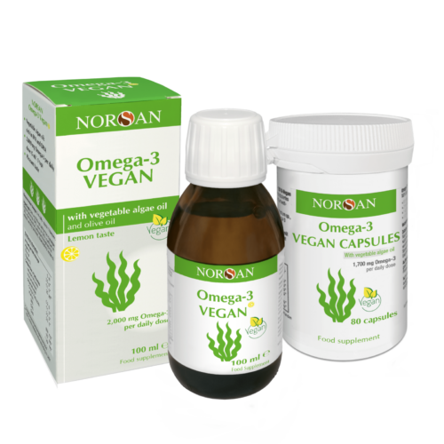 Omega-3 Vegan olaj + kapszula